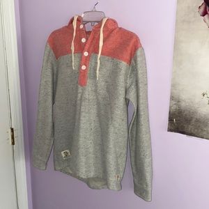Buttoned sweatshirt